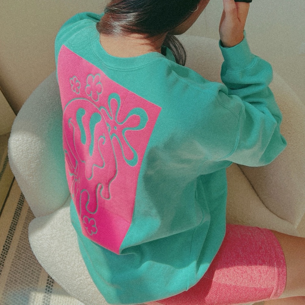 Happy Face ( on the back) crewneck